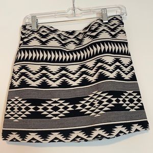 Topshop Printed Mini skirt